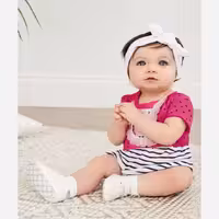 تیشرت نوزادی  دخترانه خارجی  9ماه تا2سال 