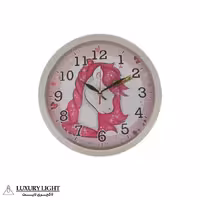 ساعت دیواری کودک مدل اسب تک شاخ