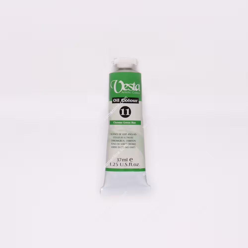 رنگ روغن 37 میل تکرنگ وستا مدل Chrome Green Hue 11