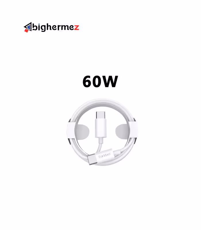 کابل شارژ TYPE-C ارلدام مدل EC-166c PD60W طول 1 متر