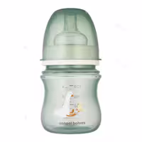 شیشه شیر طلقی آنتی کولیک 120 میل طرح غاز کانپول Canpol