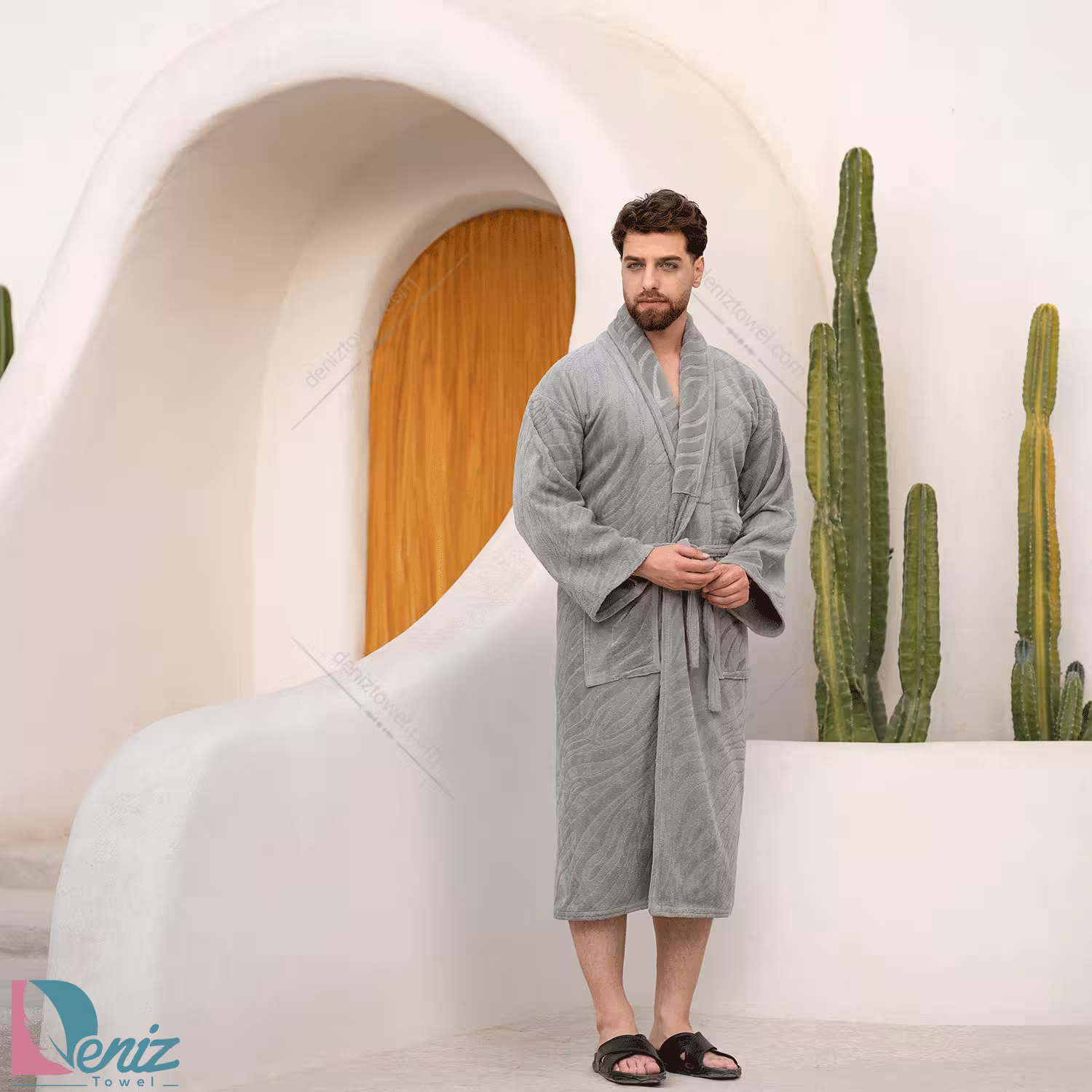 حوله تن پوش زبرا رنگ صدری