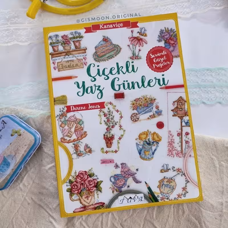 کتاب شماره دوزی Çiçekli Yaz Günleri