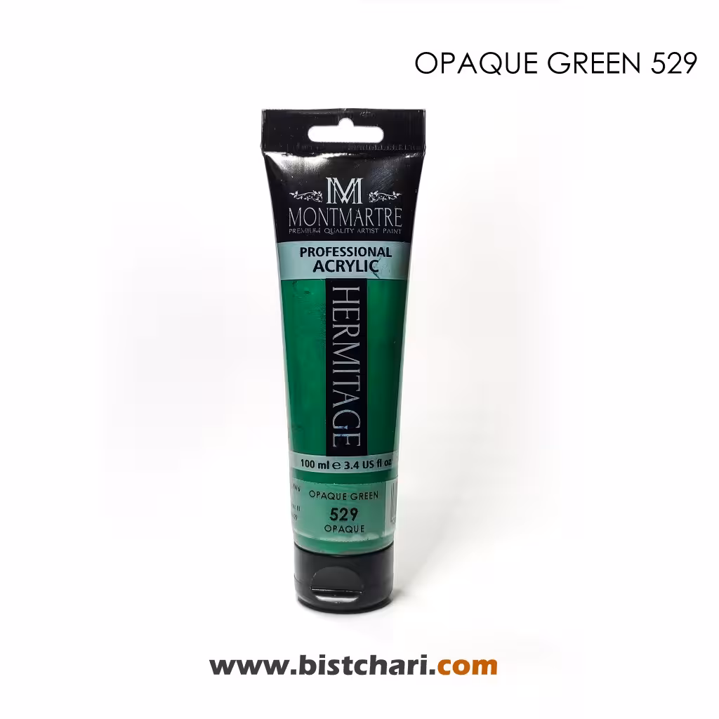 رنگ اکریلیک 100ml کد 529 (Opaque Green) برند مونمارت Montmartre
