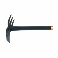 چنگال باغبانی فیسکارس مدل Solid (Fiskars Solid Gardening Shovel) | بیل دستی مقاوم | تیغه فولادی با پوشش ضدزنگ | دسته چوبی | طول 30 سانتی‌متر | وزن 500 گرم | مناسب خاک‌برداری و حفاری