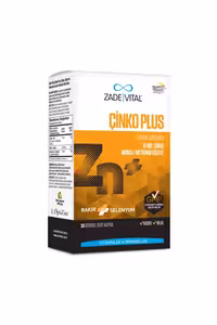 مکمل غذایی زینک پلاس Zade Vital - بسته 30 عددی