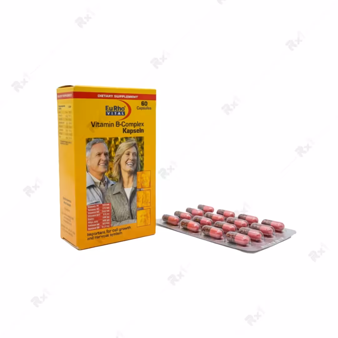 کپسول ویتامین ب کمپلکس یوروویتال 60 عدد