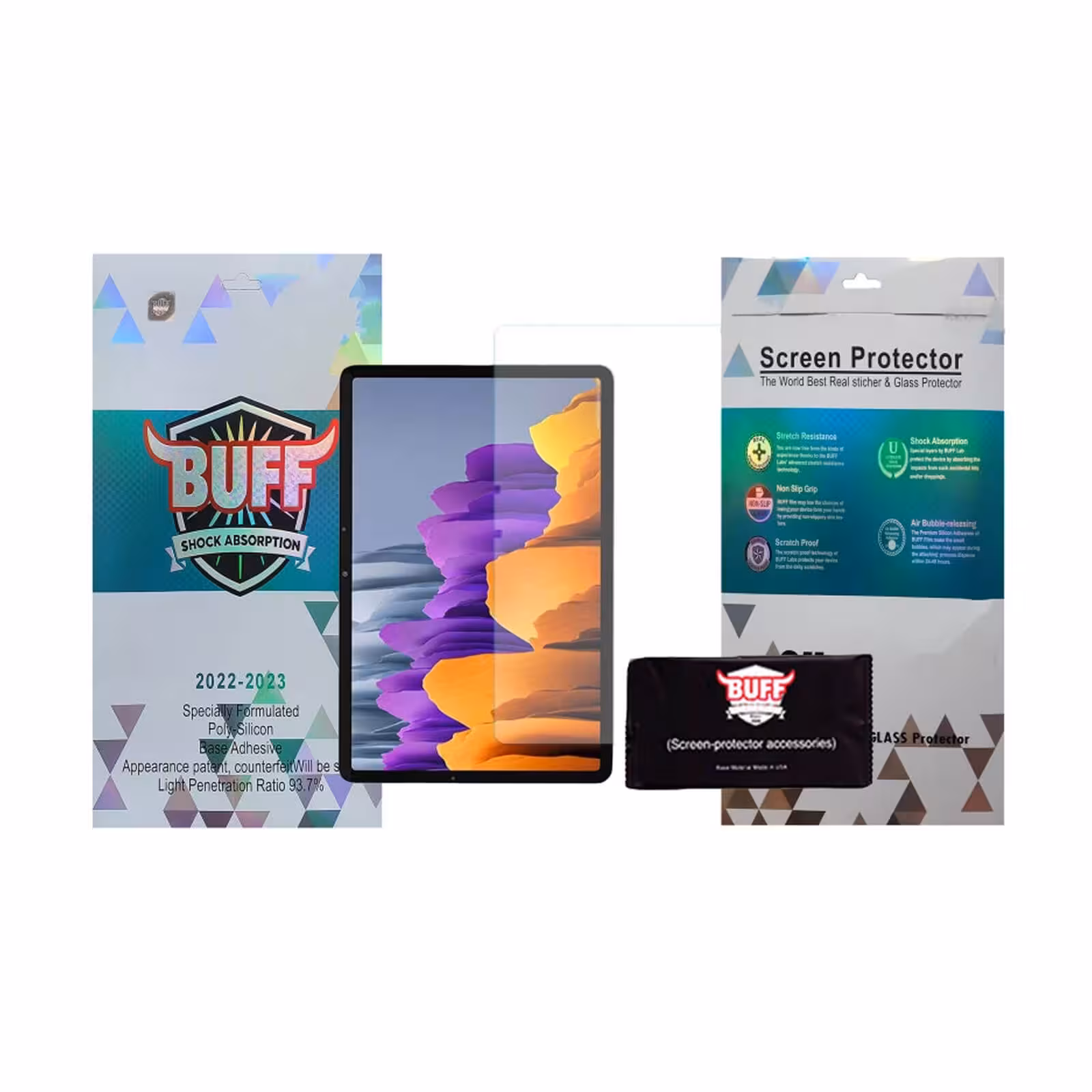 خرید گلس تبلت سامسونگ s7 بوف 3D - ایسل