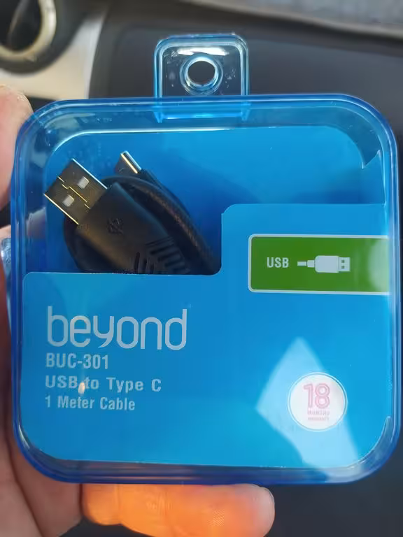 کابل تبدیل USB به USB-C بیاند مدل BUC-301 FAST CHARGE طول 1 مترکدm6929