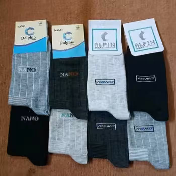 جوراب ساق بلند طرح دار