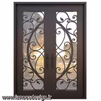 درب ورودی ساختمان فلزی کد 1301