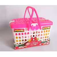 سبد اسباب بازی گل خانم جنس محصول پلاستیک قابل استفاده تا 10 سالگی 