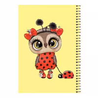 دفتر مشق 80 برگ اس جی مدل جغد کد 1