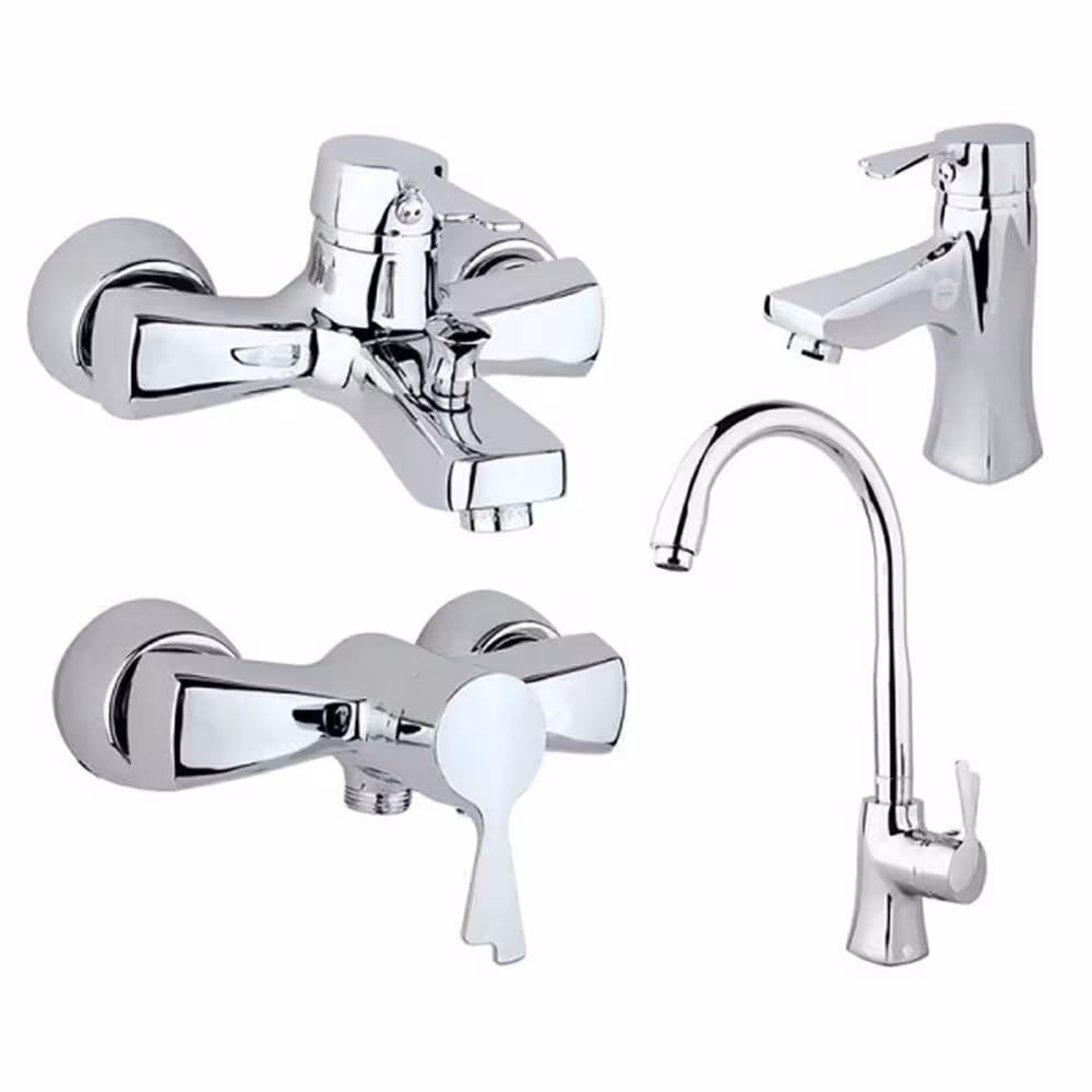 شیرآلات راسان مدل پاپیون کروم