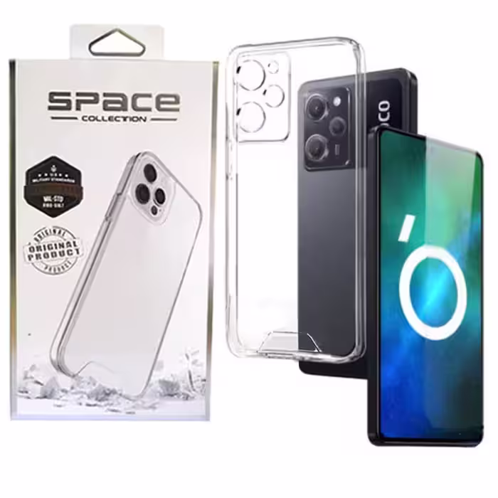 قاب ژله ای شفاف مدل Space برای xiaomi poco X5 pro