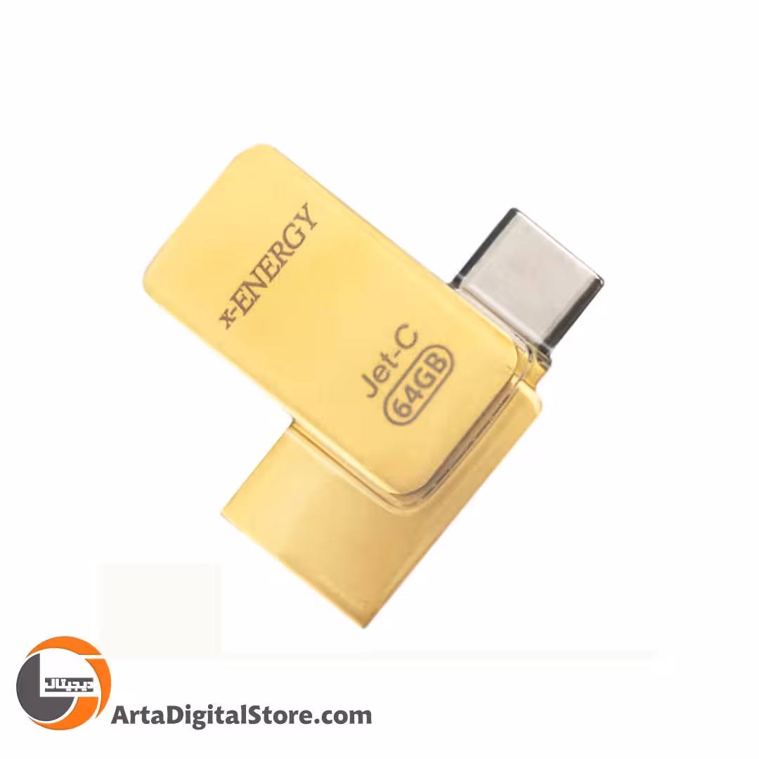 تبدیل OTG X-Energy Jet-C Type-C USB30 64GB Gold