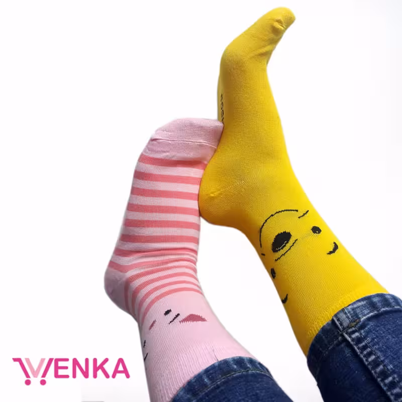 جوراب ساق دار طرح پیگلت