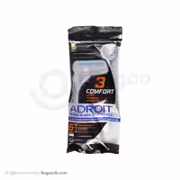 ادرویت تیغ یکبار مصرف سه لبه حاوی آلوئه ورا آقایان 5 عددی