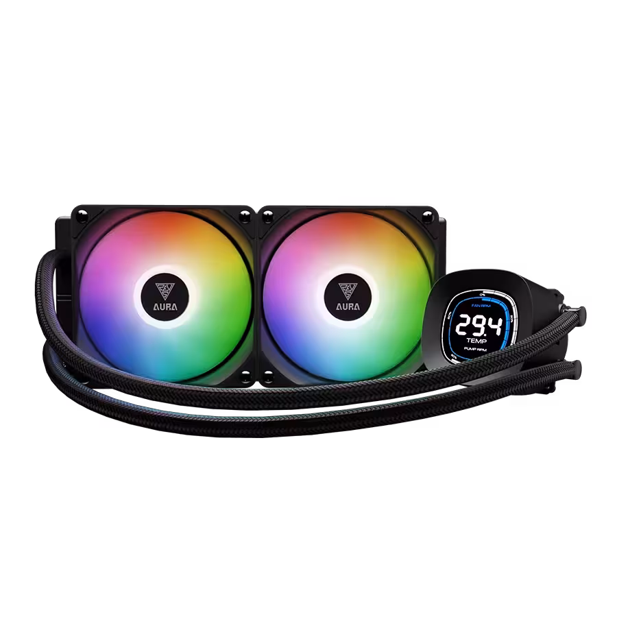 خنک کننده پردازنده گیم دیاس AURA GL240 DIGITAL Black | فروشگاه گیمینگ تکاف