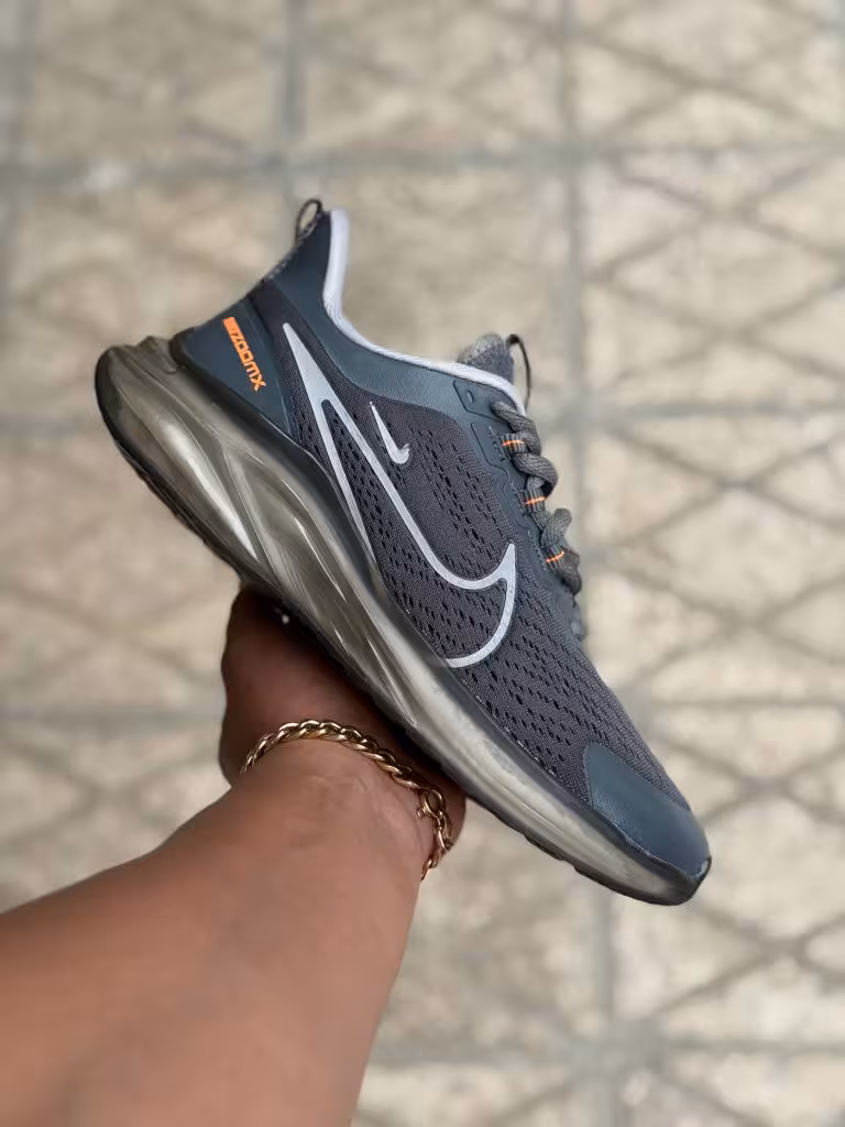 کتونی نایک زوم زیره شیشه ای طوسی دودی ( 1566 )