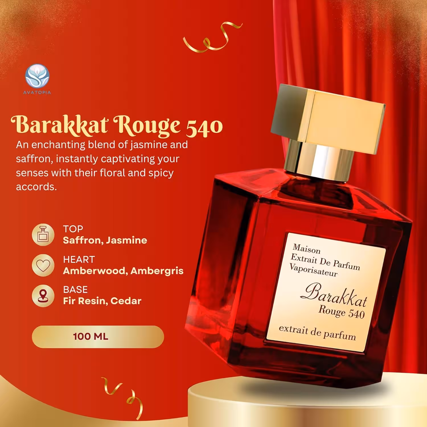 ادکلن باکارات رژ 540 قرمز اصل  | Baccarat Rouge 540