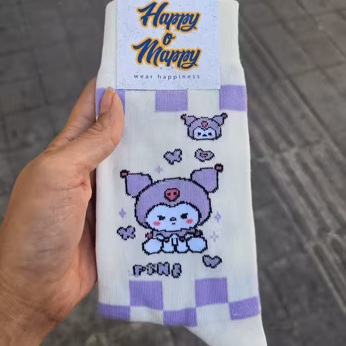 جوراب فانتزی طرح کرومی کد 13