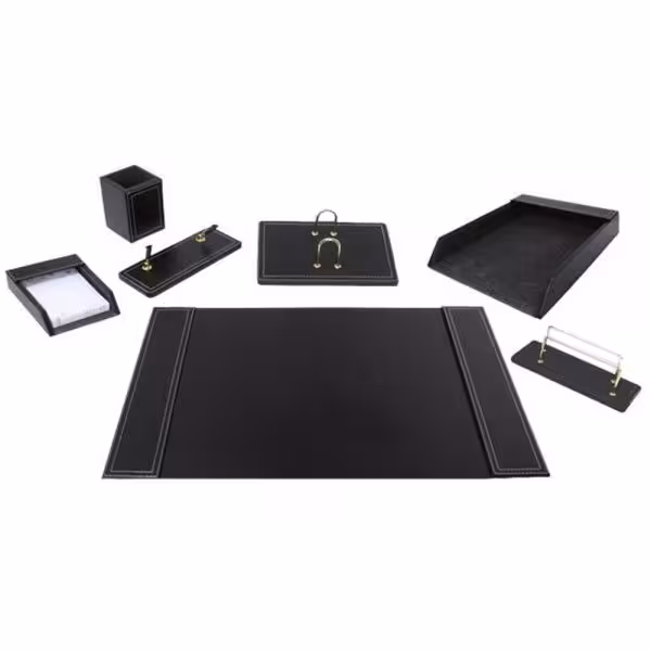 سرویس رومیزی 7 تکه چرم - کد 902