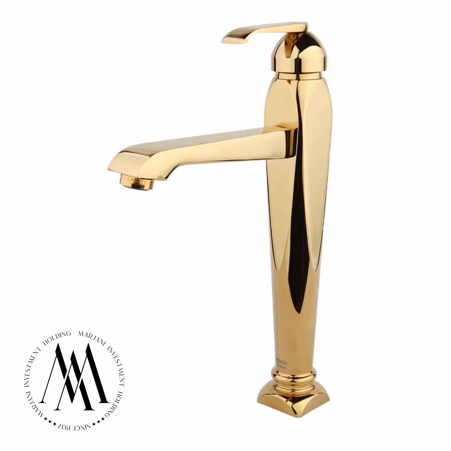 شیر روشویی راسان مدل آلیس پایه بلند (طلایی)