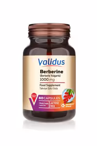 کپسول بربرین 1000میلی گرم Validus - بسته 60 عددی