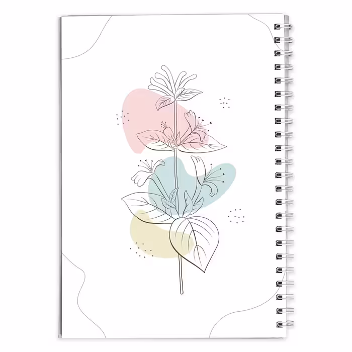 دفتر مشق گرافیکی گل