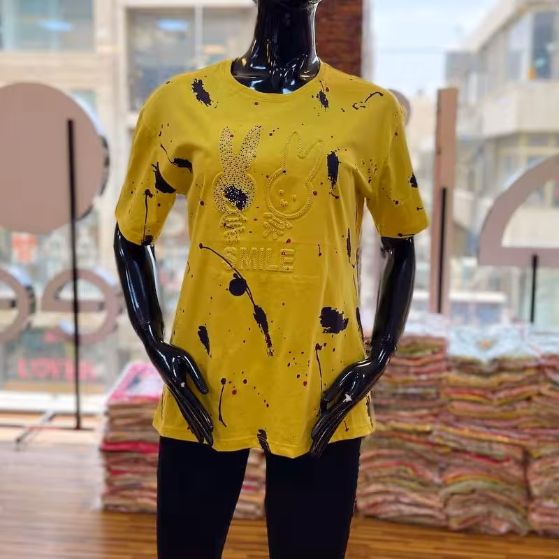 تیشرت خرگوشی نگینی