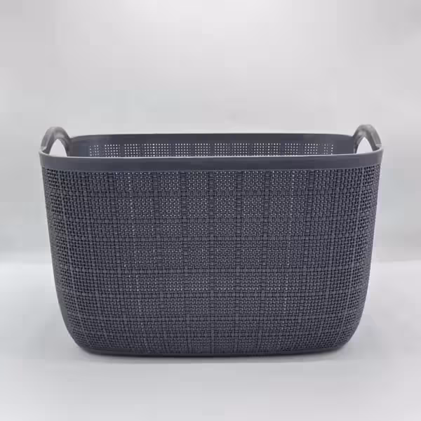سبد نظم دهنده دسته دار بزرگ طوسی پررنگ 029