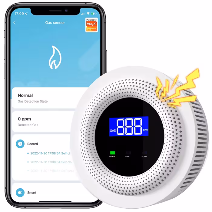 هشداردهنده نشت گاز Gas Leak Alarm – Smart WiFi Natural Gas Detector