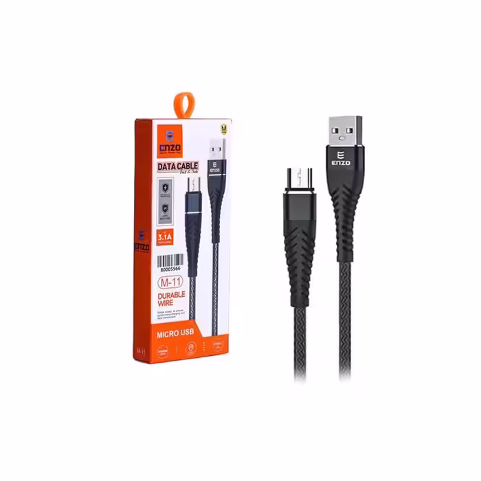 کابل شارژ میکرو MicroUSB انزو Enzo M-11