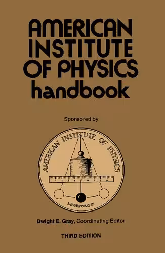 خرید و دانلود نسخه کامل کتاب American Institute of Physics Handbook