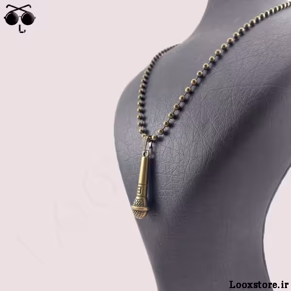گردنبند با پلاک میکروفون ارزان