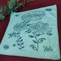 دستمال گلدارنانو 40در40عمده  در 6رنگ6عدد وارداتی