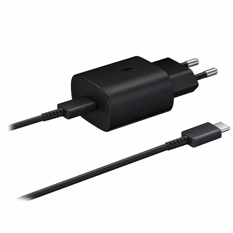شارژر دیواری 25 وات مدل EP-TA800NBEGEU به همراه کابل تبدیل USB-C | کالا مکس