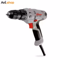 دریل پیچ گوشتی 10 میلی متری 280 وات ترکمتر دار سه نظام اتوماتیک دو سرعته کرون کد CT 10113