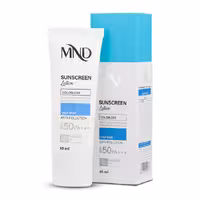 لوسیون ضد آفتاب ام ان دی با فاکتور حفاظتی 50 (SPF 50) مناسب پوست چرب