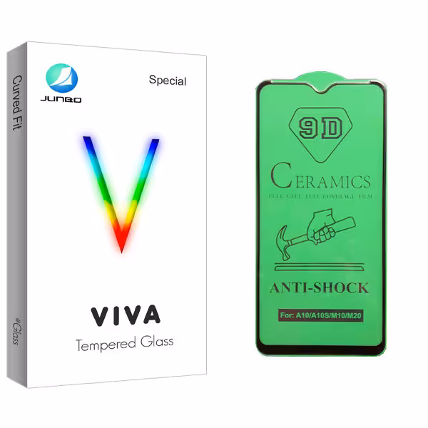 محافظ صفحه نمایش سرامیکی جانبو مدل Viva Glass مناسب برای گوشی موبایل سامسونگ Galaxy A10s