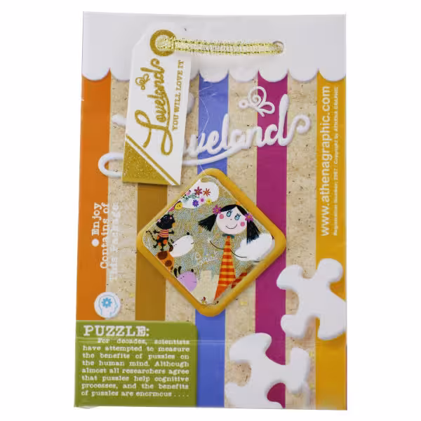 پازل 24 تکه آتنا طرح دختر و زرافه