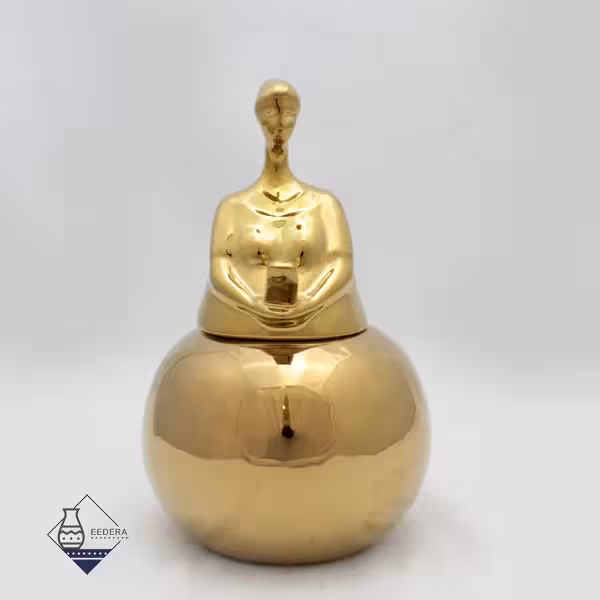 پاسماوری بانو کرومیک طلایی طرح پنج