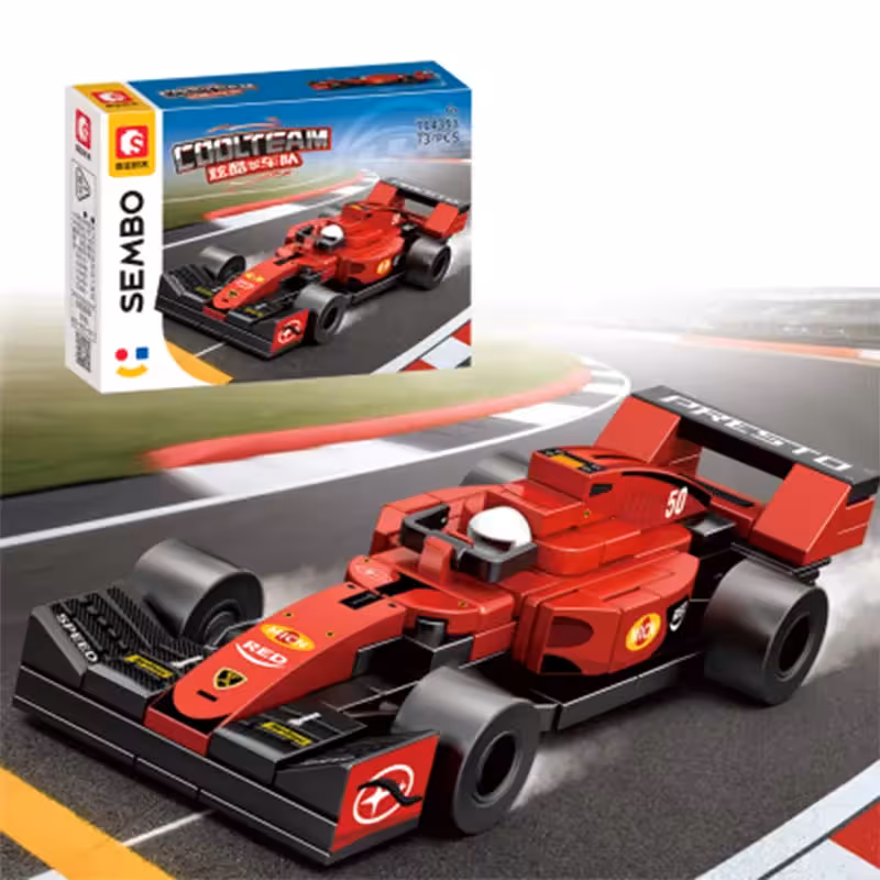 لگو ماشین مسابقه فرمول یک قرمز 73 تکه کد 714353