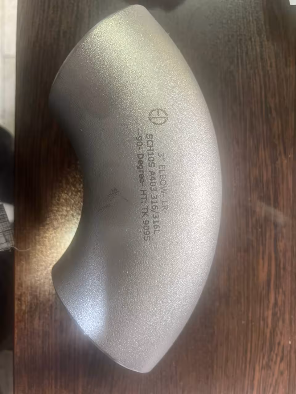 زانو [جوشی 90 درجه LR , بدون درز  سایز 3 اینچ رده 10S از جنس,SA403 WP 316/316L     , BW