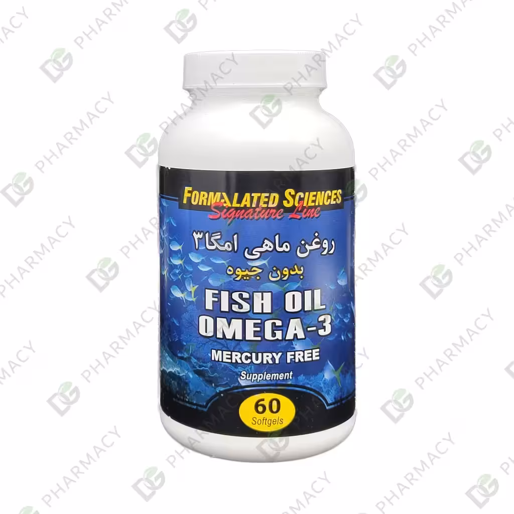 روغن ماهی امگا 3 بدون جیوه فرمولیتد ساینسز - 60 عددی دیجی فارماسی