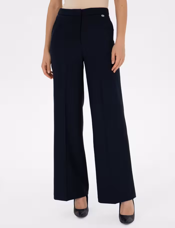 شلوار پارچه ای زنانه سرمه ای پیرکاردین