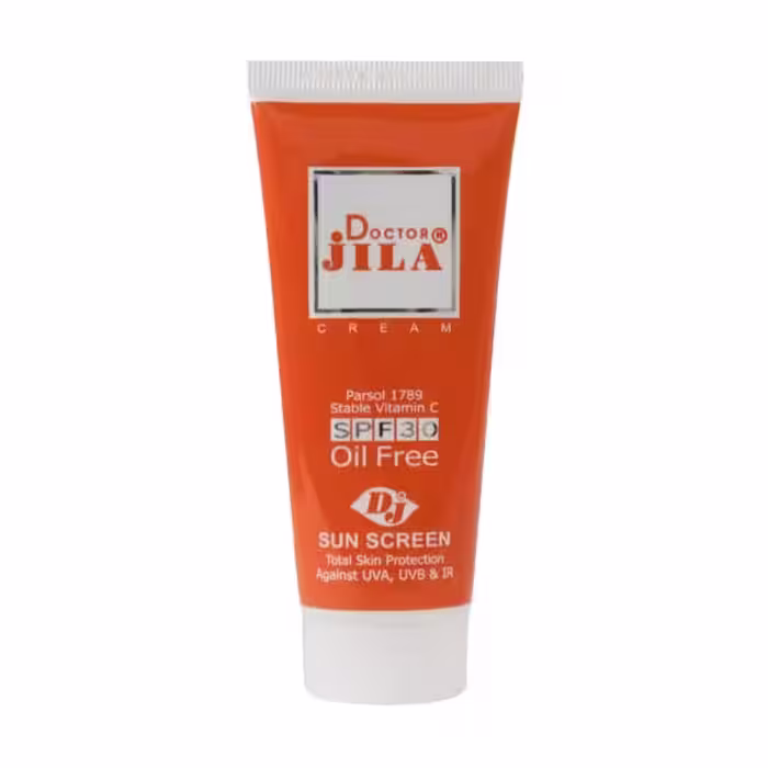 کرم ضد آفتاب فاقد چربی دکتر ژیلا SPF30 حجم 65 گرم