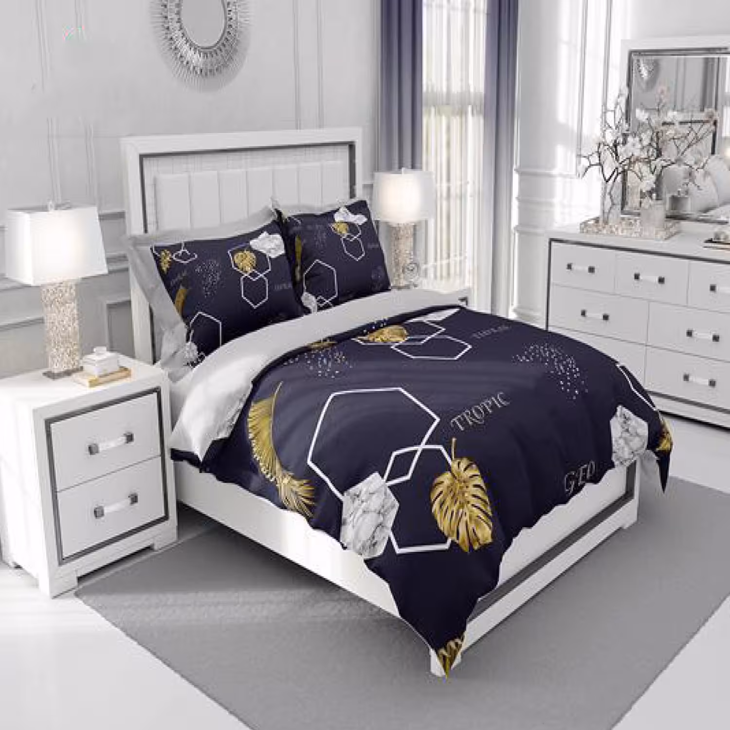 سرویس روتختی سه‌بعدی چیداری مدل 1048