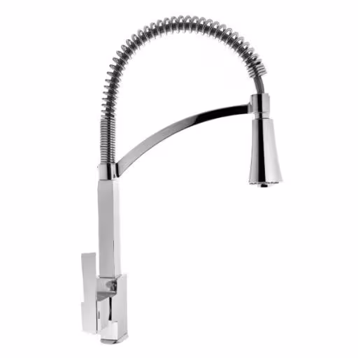 شیر ظرفشویی فنری فلت کروم البرز روز